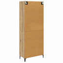 Highboard Artisan Egetræ 69,5 x 34 x 180 cm Konstrueret træ