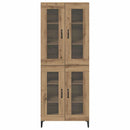 Highboard Artisan Egetræ 69,5 x 34 x 180 cm Konstrueret træ