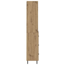 Highboard Artisan Egetræ 69,5 x 34 x 180 cm Ingeniørtræ og glas