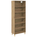 Highboard Artisan Egetræ 69,5 x 32,5 x 180 cm Konstrueret træ