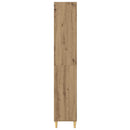 Highboard Artisan Egetræ 69,5 x 32,5 x 180 cm Konstrueret træ