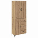 Highboard Artisan Egetræ 69,5 x 34 x 180 cm Konstrueret træ