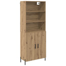 Highboard Artisan Egetræ 69,5 x 32,5 x 180 cm Konstrueret træ