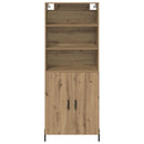 Highboard Artisan Egetræ 69,5 x 32,5 x 180 cm Konstrueret træ
