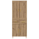 Highboard Artisan Egetræ 69,5 x 34 x 180 cm Konstrueret træ