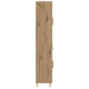 Highboard Artisan Egetræ 69,5 x 34 x 180 cm Konstrueret træ