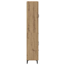 Highboard Artisan Egetræ 69,5 x 34 x 180 cm Konstrueret træ