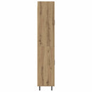 Highboard 2 pcs Artisan Egetræ Ingeniørtræ og glas