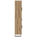 Highboard med skuffe 2 pcs Artisan Egetræ Ingeniørtræ og glas