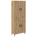 Highboard Artisan Egetræ 69,5 x 34 x 180 cm Konstrueret træ