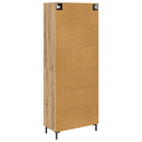 Highboard Artisan Egetræ 69,5 x 34 x 180 cm Konstrueret træ