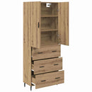 Highboard 2 pcs Artisan Egetræ 69,5 x 34 x 180 cm