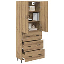 Highboard 2 pcs Artisan Egetræ 69,5 x 34 x 180 cm