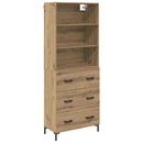 Highboard Artisan Egetræ 69,5 x 34 x 180 cm Konstrueret træ