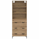 Highboard Artisan Egetræ 69,5 x 34 x 180 cm Konstrueret træ