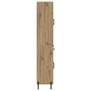 Highboard Artisan Egetræ 69,5 x 34 x 180 cm Konstrueret træ
