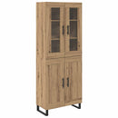 Highboard 2 pcs Artisan Egetræ Konstrueret træ