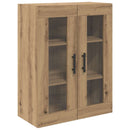 Highboard 2 pcs Artisan Egetræ Konstrueret træ