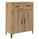 Highboard Artisan Egetræ 69,5 x 34 x 180 cm Konstrueret træ