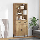 Highboard Artisan Egetræ 69,5 x 32,5 x 180 cm Konstrueret træ