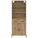 Highboard Artisan Egetræ 69,5 x 32,5 x 180 cm Konstrueret træ