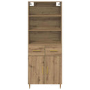 Highboard Artisan Egetræ 69,5 x 34 x 180 cm Konstrueret træ