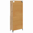 Highboard Artisan Egetræ 69,5 x 34 x 180 cm Konstrueret træ