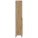Highboard Artisan Egetræ 69,5 x 34 x 180 cm Konstrueret træ