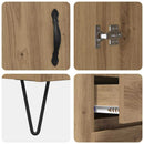 Highboard med skuffe 2 pcs Artisan Egetræ Konstrueret træ