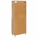 Highboard med skuffe 2 pcs Artisan Egetræ Konstrueret træ