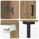 Highboard 2 pcs Artisan Egetræ Konstrueret træ