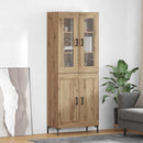 Highboard 2 pcs Artisan Egetræ Konstrueret træ