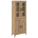 Highboard 2 pcs Artisan Egetræ Konstrueret træ
