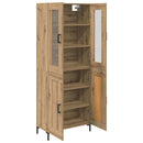 Highboard 2 pcs Artisan Egetræ Konstrueret træ