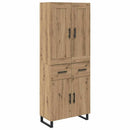 Highboard Artisan Egetræ 69,5 x 34 x 180 cm Konstrueret træ