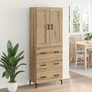 Highboard med skuffe 2 pcs Artisan Egetræ Konstrueret træ