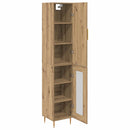 Highboard 2 pcs Artisan Egetræ Konstrueret træ