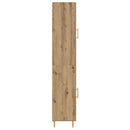 Highboard 2 pcs Artisan Egetræ Konstrueret træ