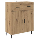 Highboard Artisan Egetræ 69,5 x 34 x 180 cm Ingeniørtræ og glas