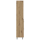 Highboard Artisan Egetræ 69,5 x 34 x 180 cm Ingeniørtræ og glas