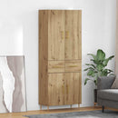 Highboard Artisan Egetræ 69,5 x 34 x 180 cm Konstrueret træ