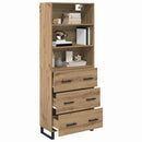 Highboard med skuffe 2 pcs Artisan Egetræ Konstrueret træ