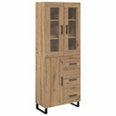 Highboard med skuffe 2 pcs Artisan Egetræ Konstrueret træ