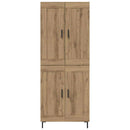 Highboard 2 pcs Artisan Egetræ Konstrueret træ