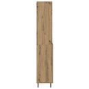 Highboard Artisan Egetræ 69,5 x 34 x 180 cm Ingeniørtræ og glas