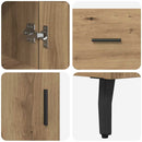 Highboard Artisan Egetræ 34,5 x 34 x 180 cm Konstrueret træ