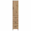 Highboard Artisan Egetræ 34,5 x 34 x 180 cm Konstrueret træ