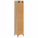Highboard Artisan Egetræ 34,5 x 34 x 180 cm Konstrueret træ