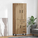 Highboard med skuffe 2 pcs Artisan Egetræ 69,5 x 34 x 180 cm