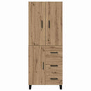 Highboard med skuffe 2 pcs Artisan Egetræ 69,5 x 34 x 180 cm